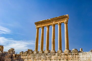 It's Jupiter temple of Baalbek, Lebanon