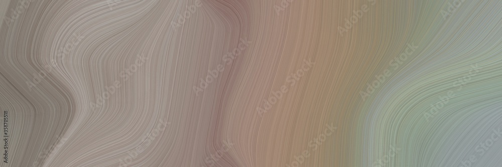 Aufkleber abstract colorful banner with gray gray, dark gray and dim gray colors. fluid curved lines with dynamic flowing waves and curves for poster or canvas