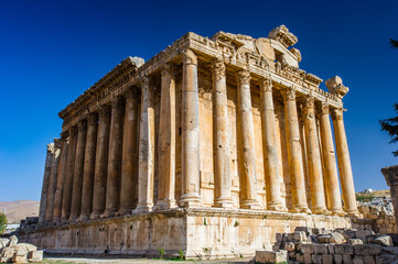 Obraz premium It's The Temple of Bacchus, at Baalbek in Lebanon.