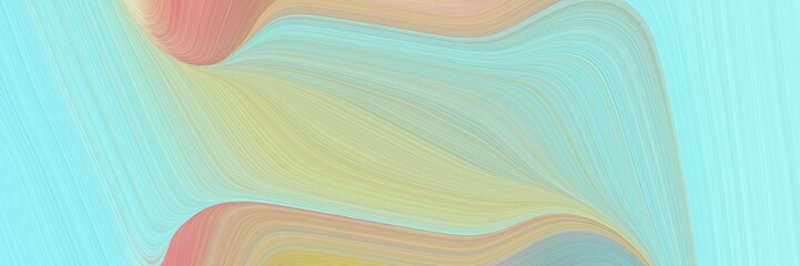 abstract modern header with powder blue, tan and ash gray colors. fluid curved flowing waves and curves for poster or canvas