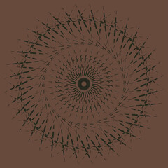 An abstract earth tone colored swirl background image.