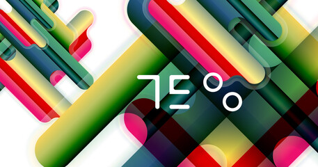 Abstract liquid lines geometric background