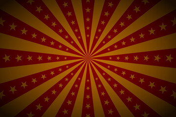 circus vintage background, vector red circus retro poster © tomozina1