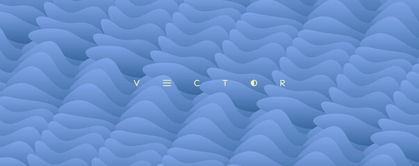 Obraz premium Abstract 3d background. Vector illustration.