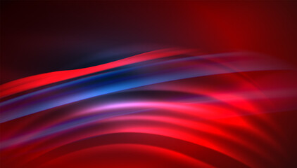 Creative fluid wave lines abstract background. Trendy abstract layout template for business or technology presentation, internet poster or web brochure cover, wallpaper