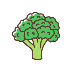 シンプルタッチのブロッコリー