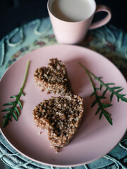 heart-shaped buckwheat