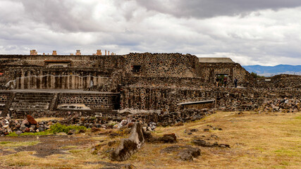 Teotihuacan, site of many Mesoamerican pyramids built in the pre-Columbian Americas. UNESCO World Heritage