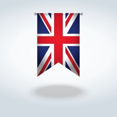united kingdom flag pennant