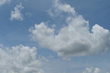 Blue sky with clouds