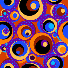 Geometric abstract pattern in patchwork style.