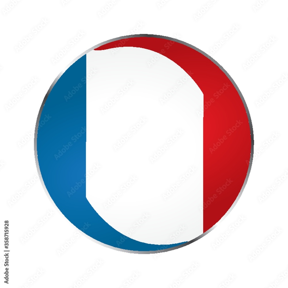 Wall mural france flag