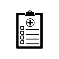 medical report - icon vector design template