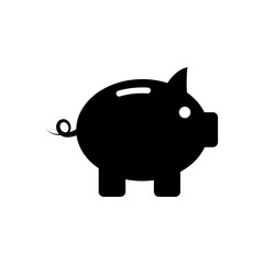 piggy bank icon vector design template