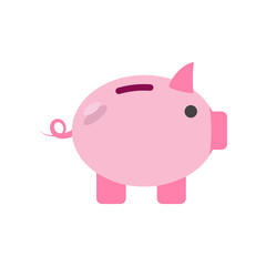 piggy bank icon vector design template