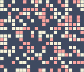 Color mosaic. Colorful background. Abstract seamless pattern. Vector illustration.