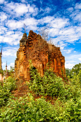 It's Shwe Indein Pagoda, a group of Buddhist pagodas in the village of Indein, near Ywama and Inlay Lake in Shan State, Burma