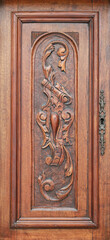 Europe style carved wood doors