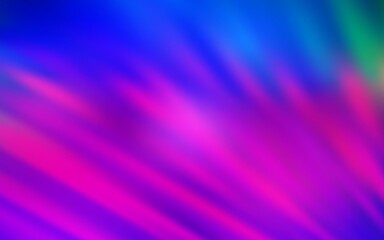 Dark Pink, Blue vector texture with colored lines. Lines on blurred abstract background with gradient. Pattern for ads, posters, banners.