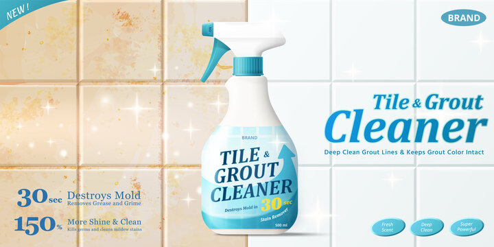 Tile And Grout Cleaner Ad Template