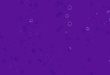 Light Purple, Pink vector template with organic meal.