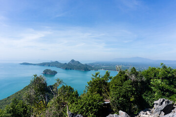 Khao Lom Muak Mountain, North Horn, The Via Ferrata of Thailand, Airforce base of Prachuap Khiri Khan, Thailand