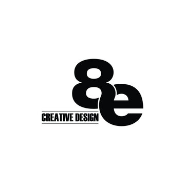 Letter 8E logo icon design vector. monogram logo vector illustration.
