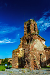 Obraz premium It's Part of the destroyed fortress Oreshek, Russia