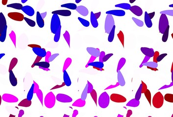 Light Blue, Red vector pattern with spheres.