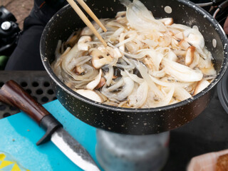 手作りのおいしいアウトドア料理【野菜調理】