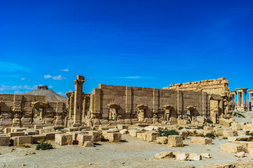 Obraz premium It's Ruins of the UNESCO World Heritage town of Palmyra, Syria