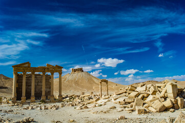 It's Landscape of the ruins of Palmyra, Syria