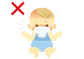 赤ちゃん10　×体調不良の状態　ブルー
