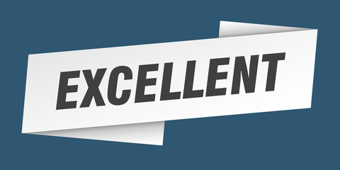 excellent banner template. excellent ribbon label sign