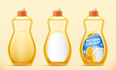 Dish soap container design