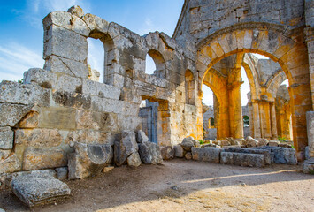 It's Ruins of the ancient castle in Syria