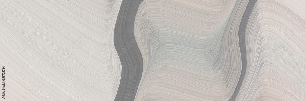 Poster abstract colorful banner with pastel gray, gray gray and dark gray colors. fluid curved flowing waves and curves for poster or canvas