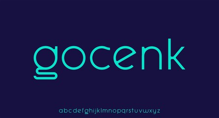 gocenk, the graceful and elegant typeface display font