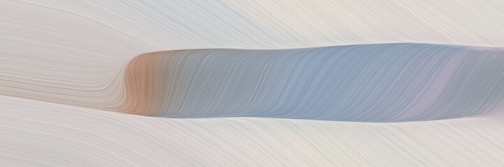 abstract colorful designed horizontal banner with pastel gray, light gray and dark gray colors. fluid curved flowing waves and curves for poster or canvas