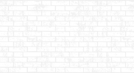 白くペイントした煉瓦の壁、フランス積みパターン