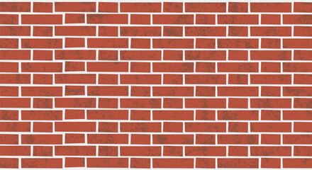 赤煉瓦の壁、フランス積みパターン