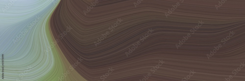 Poster abstract artistic banner design with old mauve, dark gray and gray gray colors. fluid curved flowing waves and curves for poster or canvas