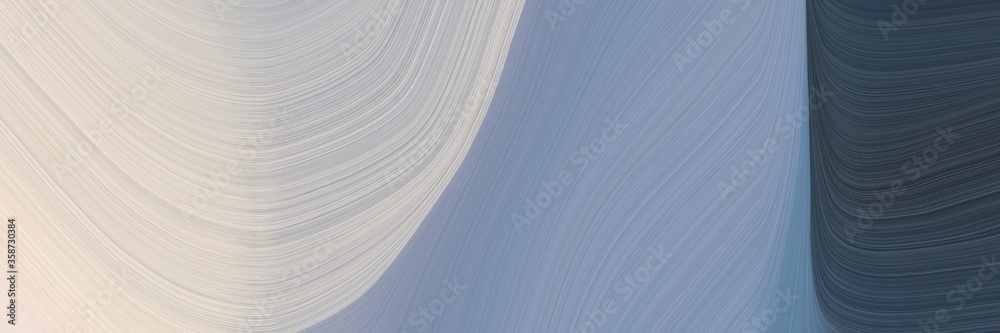 Aufkleber abstract modern header with ash gray, dark gray and dark slate gray colors. fluid curved lines with dynamic flowing waves and curves for poster or canvas