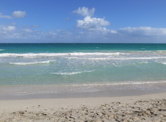 a beach in Varadero, Cuba, November