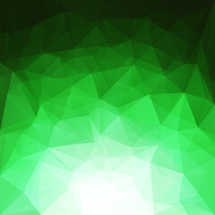 Abstract green geometric background