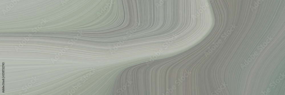 Aufkleber abstract decorative header design with dark gray, silver and old lavender colors. fluid curved lines with dynamic flowing waves and curves for poster or canvas