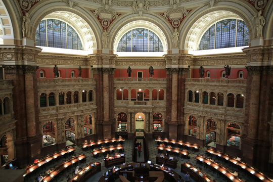 WASHINGTON;USA OCT 17: Library of Congress (LOC) in Washington on 17 October 2016. LOC is the research library that officially serves the United States Congress.