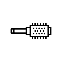 comb icon in line style. vector illustration for graphic designer, website, UI isolated on white background. EPS 10