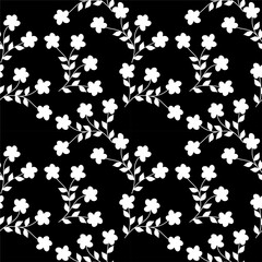 Seamless Pattern With Floral Motifs able to print for cloths, tablecloths, blanket, shirts, dresses, posters, papers.