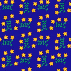 Seamless Pattern With Floral Motifs able to print for cloths, tablecloths, blanket, shirts, dresses, posters, papers.